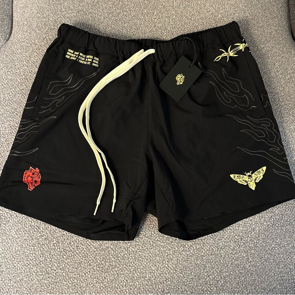 Darc Sport Live Or Die Compression Shorts SZ Large
